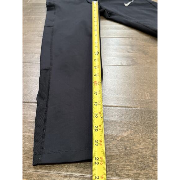 Nike Womens Black Power Running Cropped Leggings Size XS CD8214-010 - Picture 7 of 9